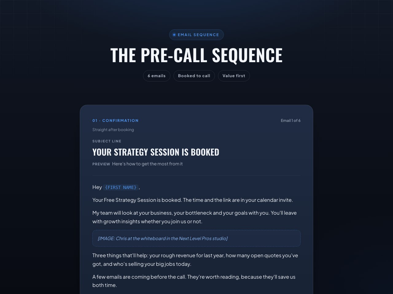 Pre-call preview
