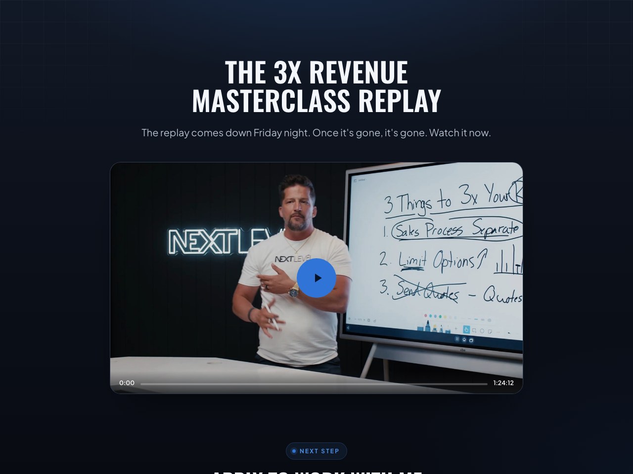 Replay + application preview