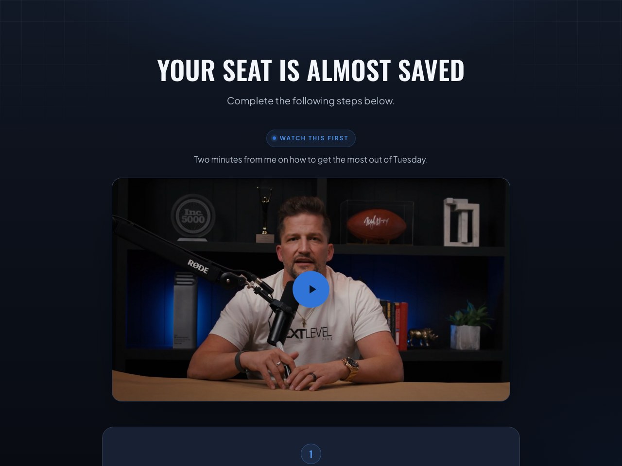 Thank-you page preview